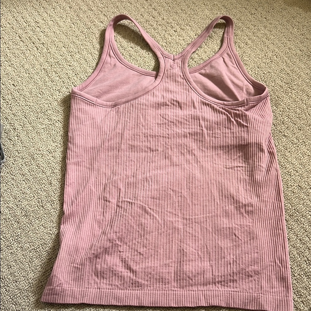 lululemon ebb to the street tank size 10